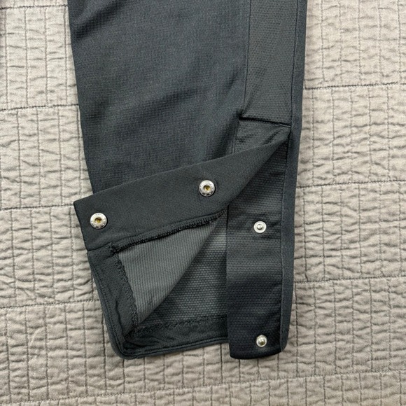 Adidas Sweatpants Men Large Black Open Hem Basketball Workout Gym Sportswear - Picture 3 of 12